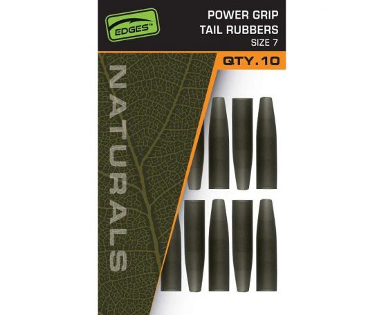 Fox Edges Naturals Power Grip Tail Rubbers - Size 7