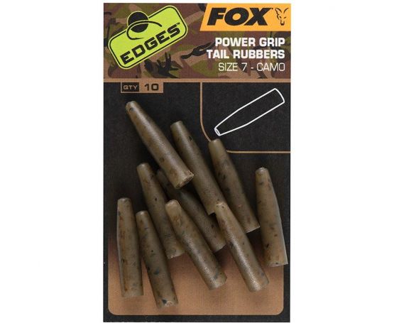 Fox Edges Camo Powergrip Tail Rubbers - Size 7