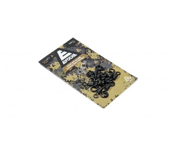 Evolve Tackle Size 8 Drop Off In-Line Double Ring Swivels