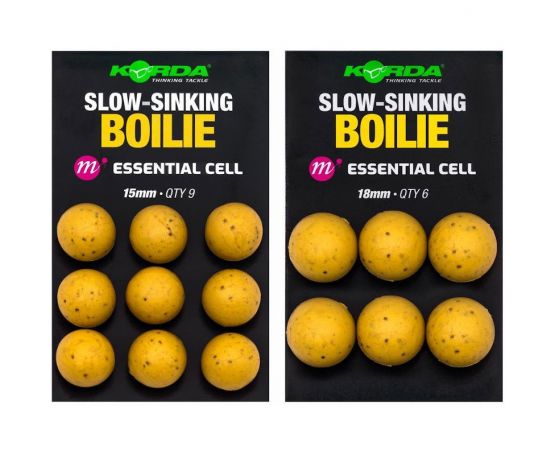 Korda Slow Sinking Artificial Boilies - Essential Cell