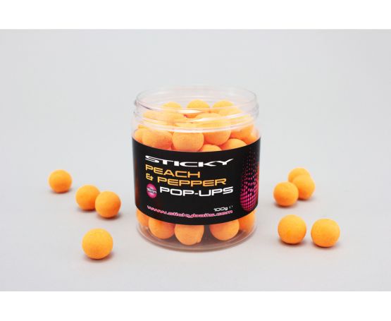 Sticky Bait Peach & Pepper Pop Ups
