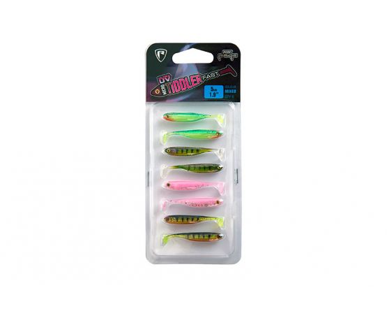 Fox Rage Ultra UV Micro Tiddler Lure Pack- 5cm Mixed