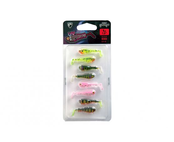 Fox Rage Ultra UV Micro Spikey Fry Lure Pack- 5cm Mixed