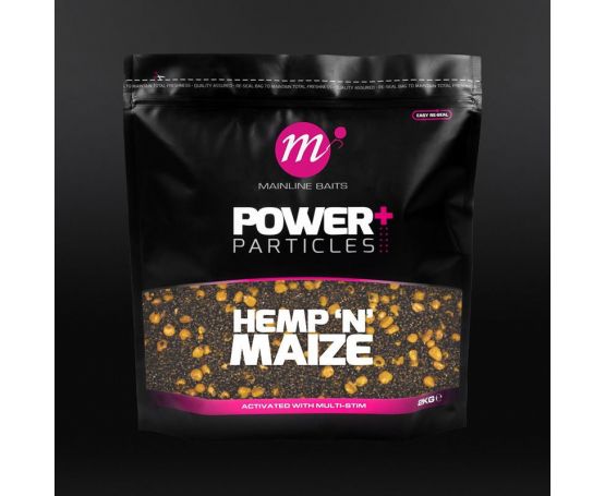 Mainline Power+ Particles 2kg - Hemp 'N' Maize