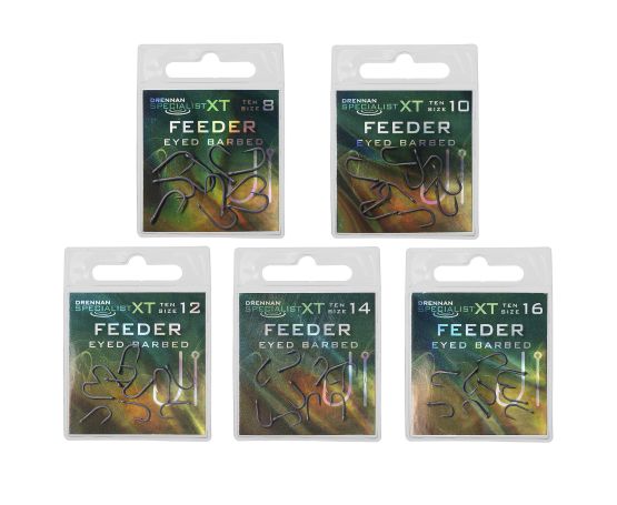 Drennan Specialist XT Feeder Hooks - Barbed