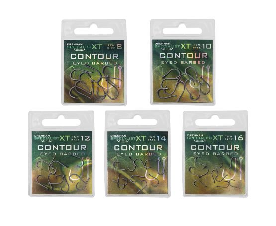 Drennan Specialist XT Contour Hooks - Barbed