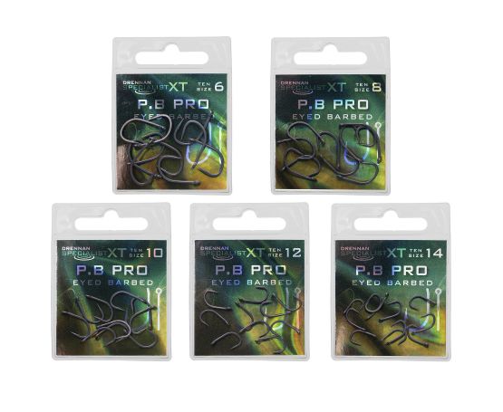 Drennan Specialist XT P.B Pro Hooks - Barbed