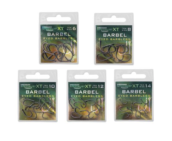 Drennan Specialist XT Barbel Hooks - Barbless