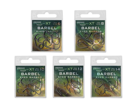 Drennan Specialist XT Barbel Hooks - Barbed