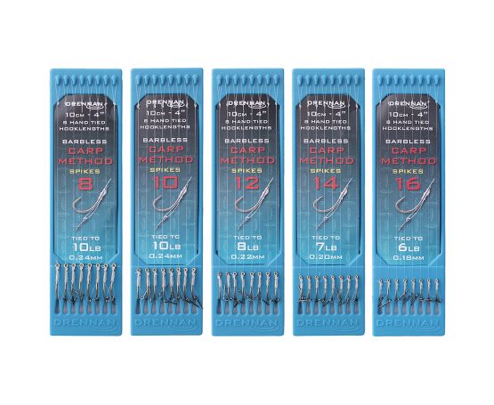 Drennan Carp Method Hooklength Plate 4" - Spikes