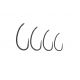 Korda Basix Kurv Shank Hooks - Barbless