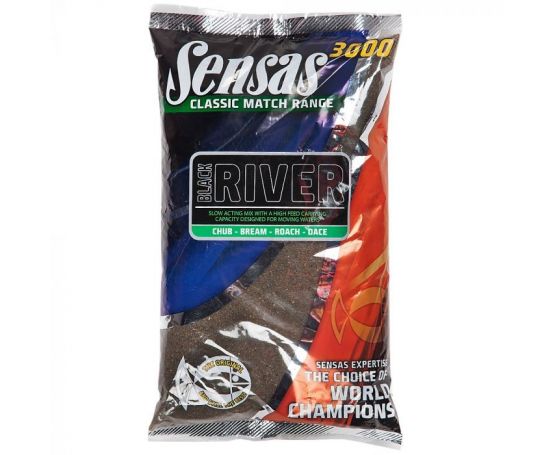 Sensas Grounbait River Black