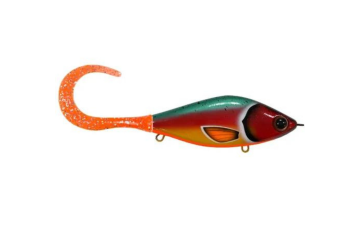 Strike Pro Guppie 13.5cm - Hot Parrot UVB Orange Glitter