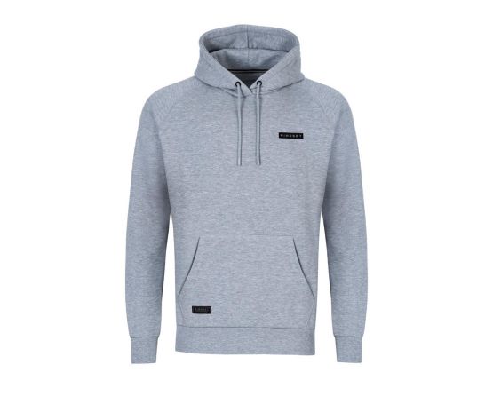 Korda Mindset Heather Grey Patch Hoodie