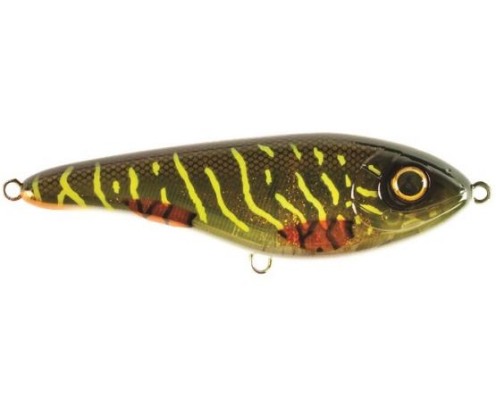 Strike Pro Buster Jerk 15cm - Green Motoroil Pike UV