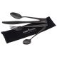 Fox Cookware Black Stainless Cutlery Set