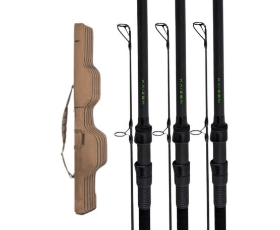 Korda Kaizen Green Rod x3 & Korda Compac 3 Rod Divide Holdall