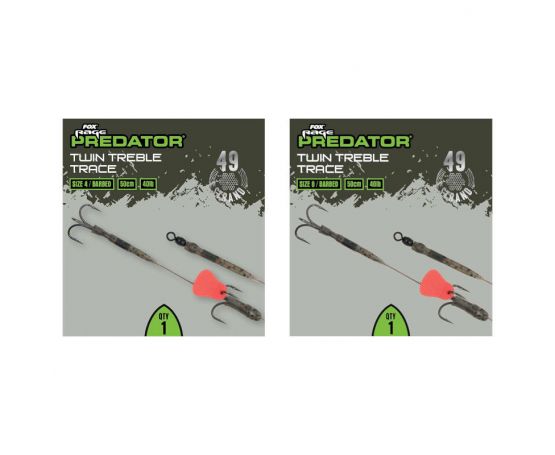 Fox Rage Predator Twin Treble Trace