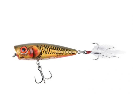 Salmo Rattlin Popper Floating 7cm - Clear Gold Prey