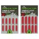 Fox Rage Predator Treble Hook Sleeves - Red