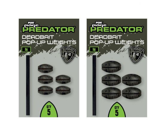 Fox Rage Predator Deadbait Pop-Up Weights