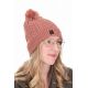 Fox Ladies Knitted Bobble Hat