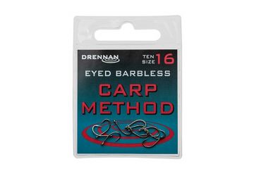 Drennan Carp Method Eyed Hooks - Barbless