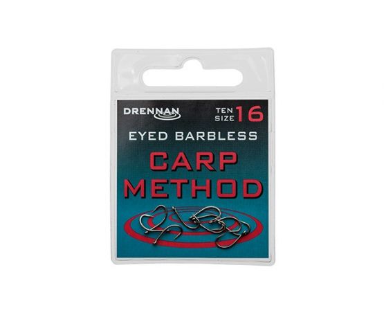 Drennan Eyed Barbless Hook - Carp Method