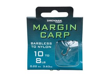 Drennan Hooks to Nylon Barbless - Margin Carp