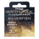 Drennan Acolyte Hooks to Fluorocarbon Barbed - Silverfish