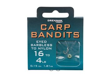 Drennan Hooks to Nylon Barbless - Carp Bandits