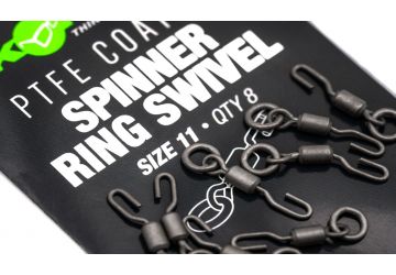 Korda PTFE Spinner Ring Swivels Size 11