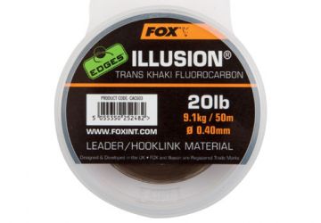 Fox Edges Illusion Trans Khaki Soft Leader