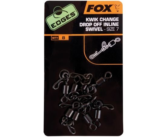 Fox Edges Kwik Change Drop Off Inline Swivels