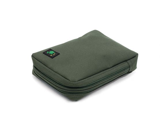 Thinking Anglers 600D Olive Solid Zip Pouch -Large