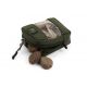 Thinking Anglers 600D Olive Solid Zip Pouch - Clear Front