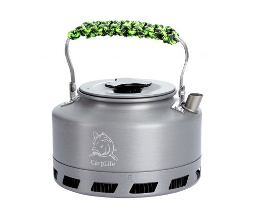 CarpLife Hand Finished Rapid Boil Kettle - Black & Neon Paracord
