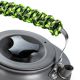 CarpLife Hand Finished Rapid Boil Kettle - Black & Neon Paracord
