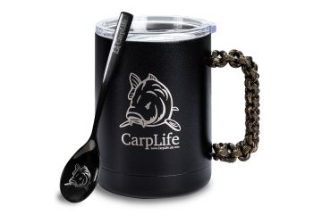 CarpLife Hand Finished Thermal Mug & Spoon - Camo Paracord
