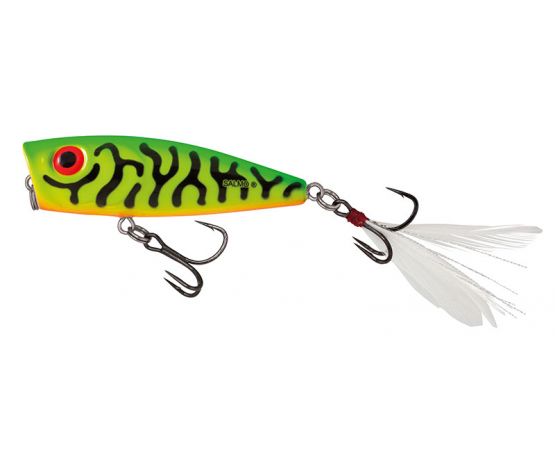 Salmo Rattlin Pop Floating 7cm - Green Tiger