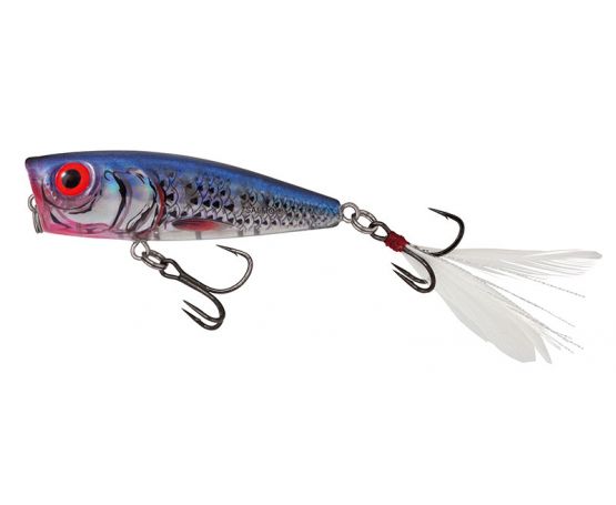 Salmo Rattlin Pop Floating 7cm - Clear Blue Shiner