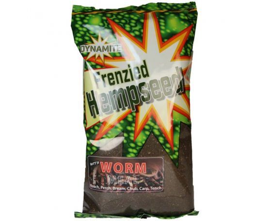 Dynamite Frenzied Hemp Groundbait with Worm Meal