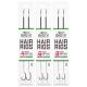 Korda Basix Ready Tied Hair Rigs - Barbless