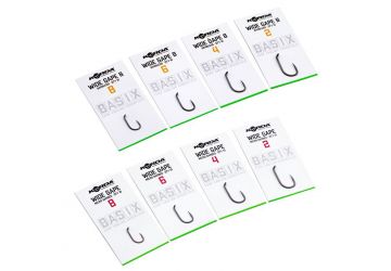 Korda Basix Wide Gape Hooks - Barbed
