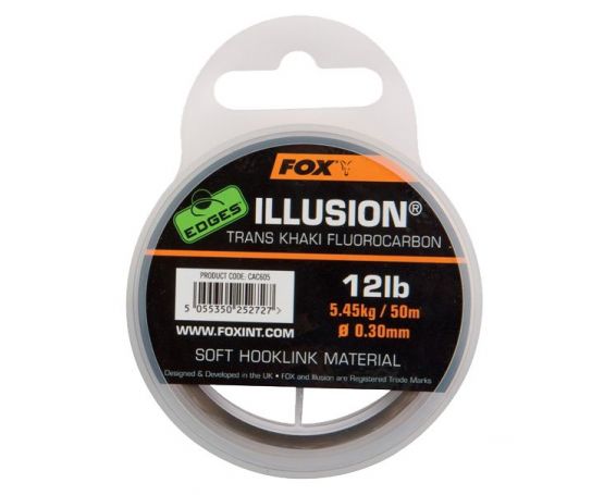 Fox Edges Illusion Trans Khaki Soft Hooklink
