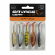 Craft Shad 7.2cm 2.6g Clear Water Mix 5pcs