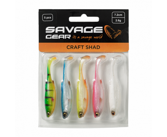Savage Gear Craft Shad 10CM 6G Dark Water Mix 5pcs