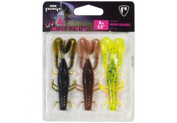 Fox Rage Ultra UV Critters Mixed Colour 7cm