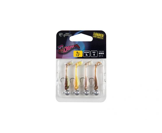 Fox Rage Ultra UV Micro Fry Loaded Lure Pack- 4cm Mixed
