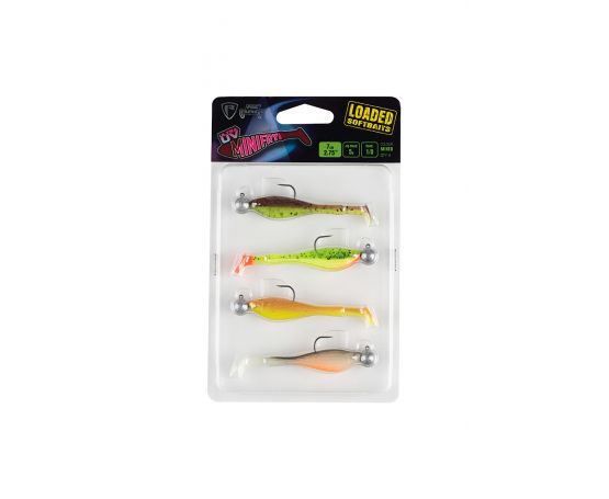 Fox Rage Ultra UV Mini Fry Loaded Lure Pack- 7cm Mixed